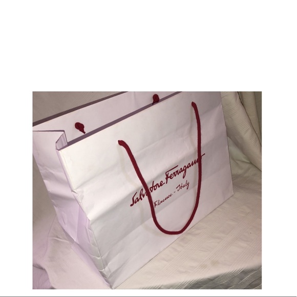 Authentic Ferragamo Small Shopping Paper Bag - Picture 5 of 6